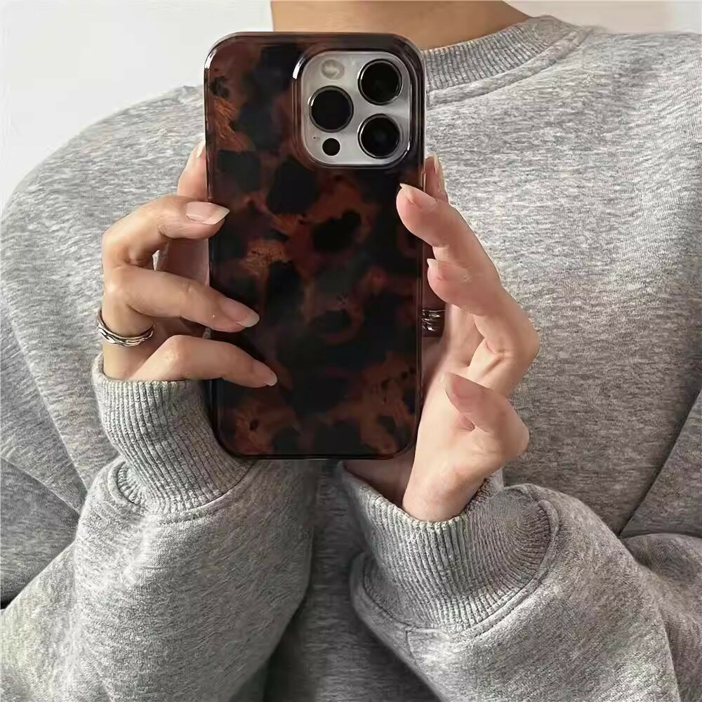 Rakuten - 【180円割引】iPhoneケース ヒョウ柄 iPhoneシリーズ 全機種対応 スマホケース カメラ保護 携帯電話 ケース iPhone17 16 韓国 おしゃれ 薄型 大人かわいい 大人可愛い レディース シンプル ファッション INS プレゼント ギフト 若者 落下防止