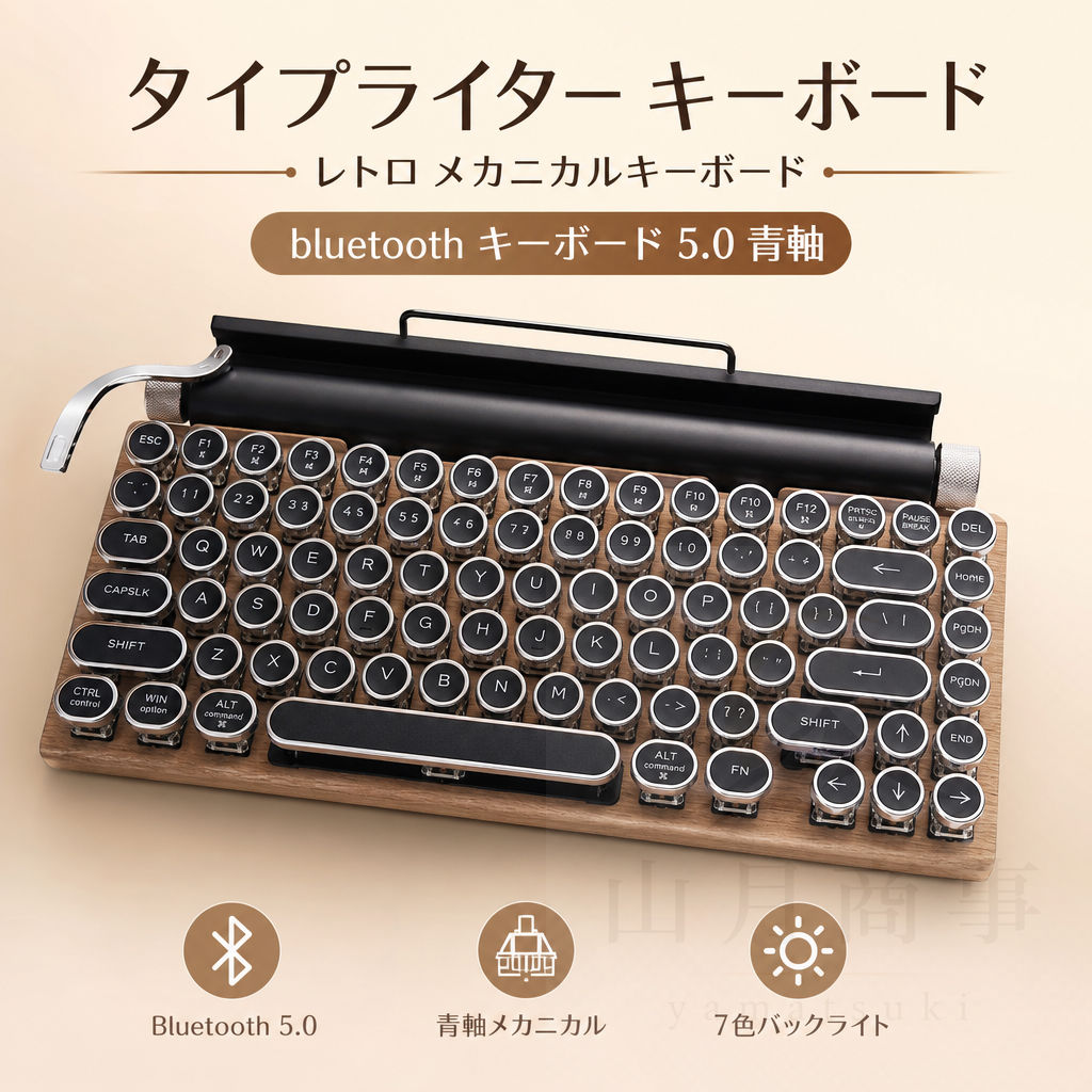 楽天市場】タイプライター風 キーボードの通販