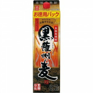 黒薩州麦 25度 2700ml 4本入り【5,000円