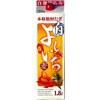 よしいち 麦 白 25度 1800ml 6本入り【5,000円以上送料無料】【ケース品】