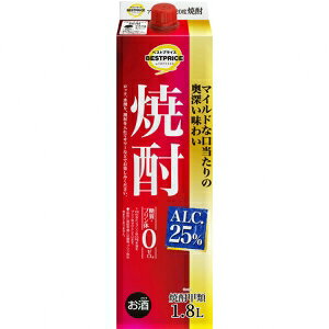 TV ベストプライス 焼酎25度 1800ml 6本入り【5,000円以上送料無料】【ケース品】のサムネイル
