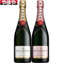 【送料無料】モエエシャンドン (白&ロゼ) 2本セット【カタログ掲載品】【他商品同時購入不可】(4)