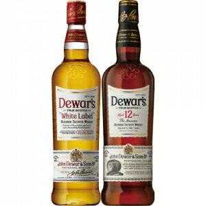 【送料無料】デュワーズ ホワイト&12年セット 40度【カタログ掲載品】【他商品同時購入不可】