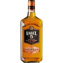 Label5 プレミアム ブラック 700ml 40度 6本入り【5,000円以上送料無料】【ケース品】