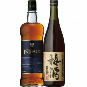 【送料無料】本坊酒造 貴匠蔵梅酒&ウイスキーセット 40度【カタログ掲載品】【他商品同時購入不可】【代金引換決済不可】