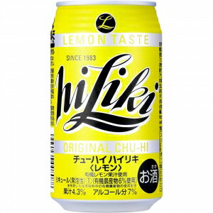 沖縄へのお届けご希望のお客様はこちらから単品購入はこちらから商品詳細名称ハイリキ レモン 350ml内容量350ml ×24本保存方法常温原産国日本商品説明アルコール度数 7.0%ハイリキは1983年に発売された日本初のチューハイブランドです。飲み飽きることのない本格的な味わいが特長です。有機レモン果汁、焼酎、純水を使用した、お酒感と果汁感の絶妙なバランスによる、飲みごたえのある味わいです。【C】