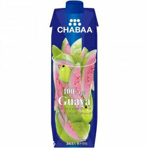 CHABAA 100ミックスジュース グアバ 1000ml 12本入り