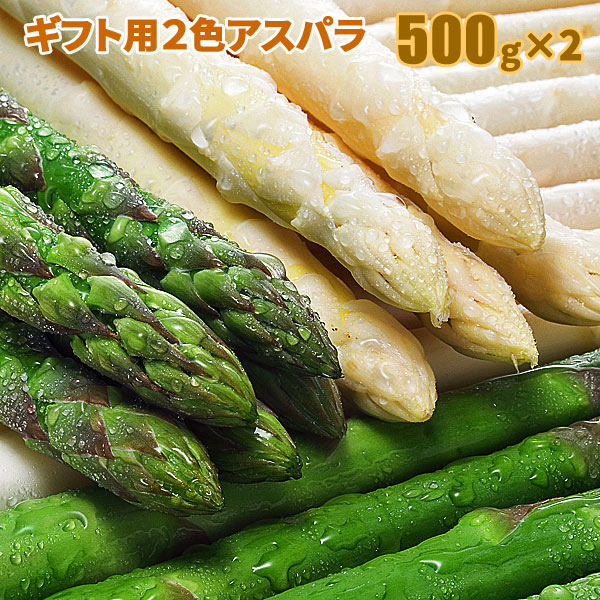 【6/11迄 10%OFF 】 【予約】 北海道産 アスパラガス グリーンアスパラガス500g＋ホワイトアスパラガス500g アスパラガス2色セット 食べ比べ 詰め合わせ 産地直送 産直 春 旬 北海道 アスパラ …