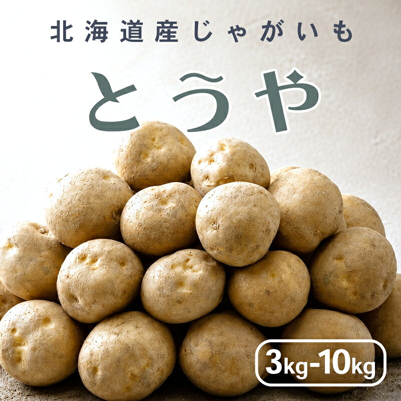 【予約】【 新じゃがいも 】 とうや LM/L/2L混 3kg/5kg/10kg 北海道 ジャガイモ 美味しい 洞爺 じゃがいも 北海道産野菜 野菜ギフト ポテト　10月上旬より予約順発送予定