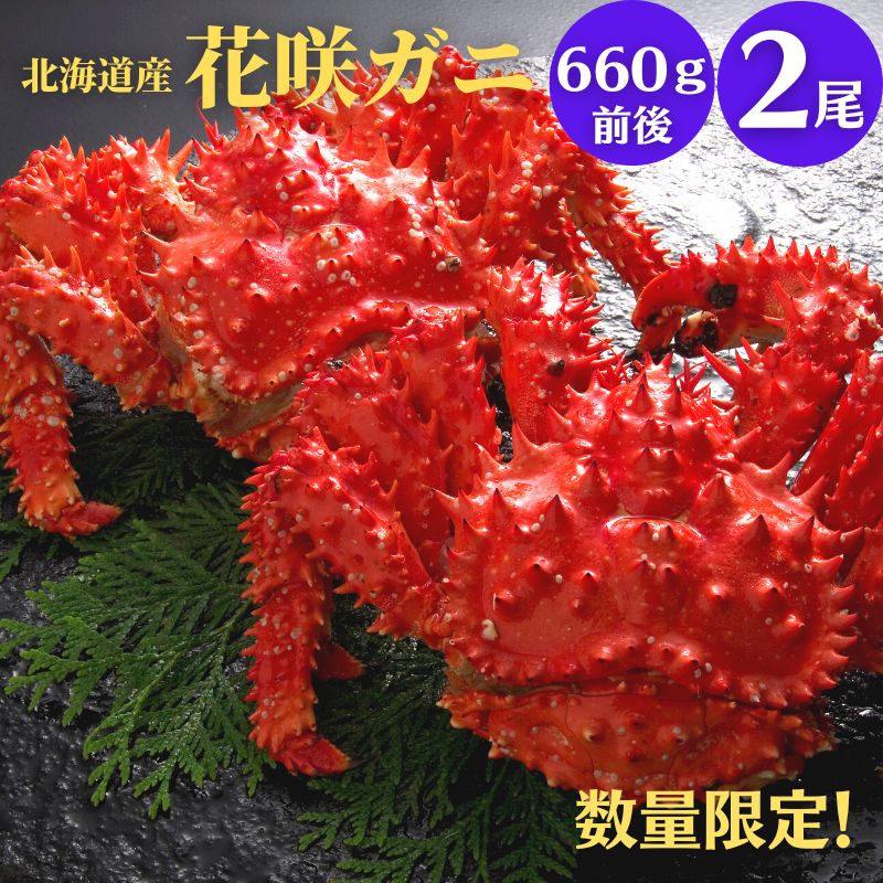 花咲ガニ 花咲ガニ 660g前後×2尾 北海道産 カニ 花咲ガニ 蟹 蟹ギフト 海鮮ギフト