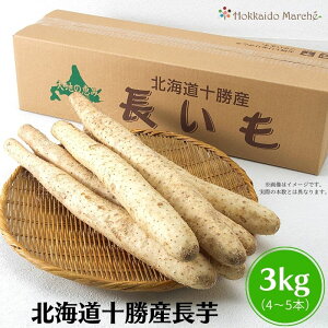 [予約]長芋3kg（4本～5本）栄養豊富な長芋 買い置きにも最適な量 安心、安全な北海道産長いも】 内祝 お祝 お返し お礼 御礼 御祝 誕生祝 誕生日 贈り物 賞品 出産祝 新築祝 ギフト お取り寄せ お歳暮 御歳暮 年末年始 お正月 寒中見舞 御年賀