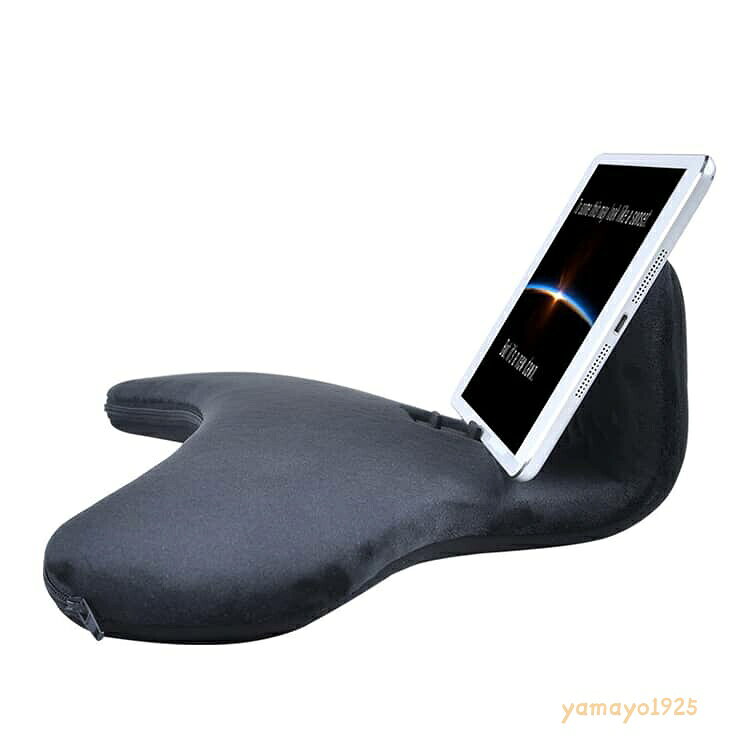 リストレスト スマホ クッション タブレット 寝ながら ピロー 膝上 スマホ アームレスト iPhone 肘置き スタンド デスク 角度調節可 うつ伏せ リモートワーク 映画鑑賞 小説 漫画 ゲーム おうち時間 iPad テレワーク 在宅勤務 yamayo1925-10002474 ヤマヨ山本商店楽天市場店 サンプル画像2
