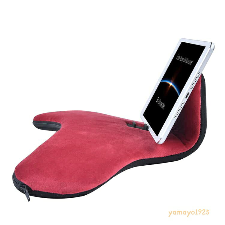 リストレスト スマホ クッション タブレット 寝ながら ピロー 膝上 スマホ アームレスト iPhone 肘置き スタンド デスク 角度調節可 うつ伏せ リモートワーク 映画鑑賞 小説 漫画 ゲーム おうち時間 iPad テレワーク 在宅勤務 yamayo1925-10002474 ヤマヨ山本商店楽天市場店 サンプル画像3