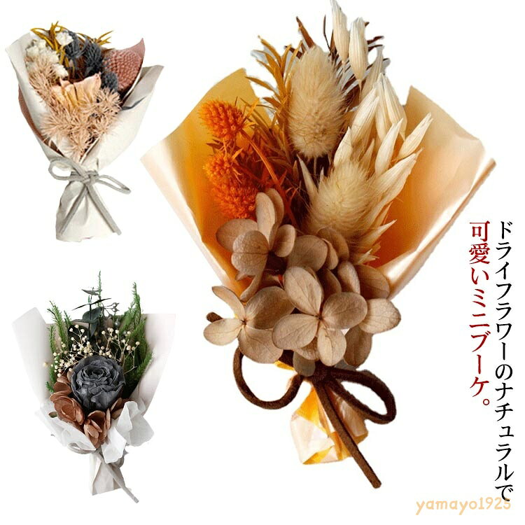 ドライフラワー 花束 ブーケ 小型 プチギフト プレゼント 誕生日 母の日 お祝い お返し おしゃれ かわいい 成人式 ピアノ発表会 卒業式 スワッグ 玄関 壁飾り 壁掛け 新築祝い 引越し祝い 北欧 インテリア メーカー希望小売価格はメーカーサイトに基づいて掲載しています