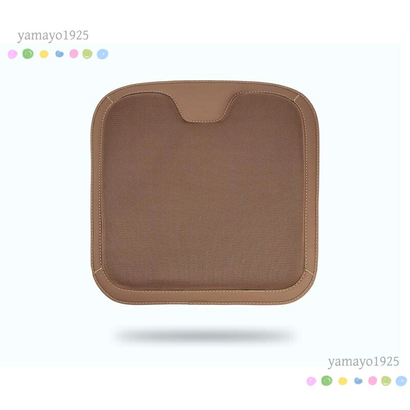 汎用 ブラウン 車用シートカバーセット シートクッション レーヨン生地+PUレザー ...