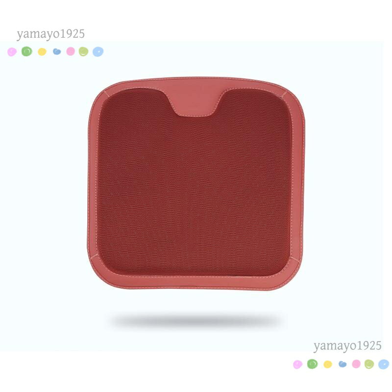 汎用 レッド 車用シートカバーセット シートクッション レーヨン生地+PUレザー 前...