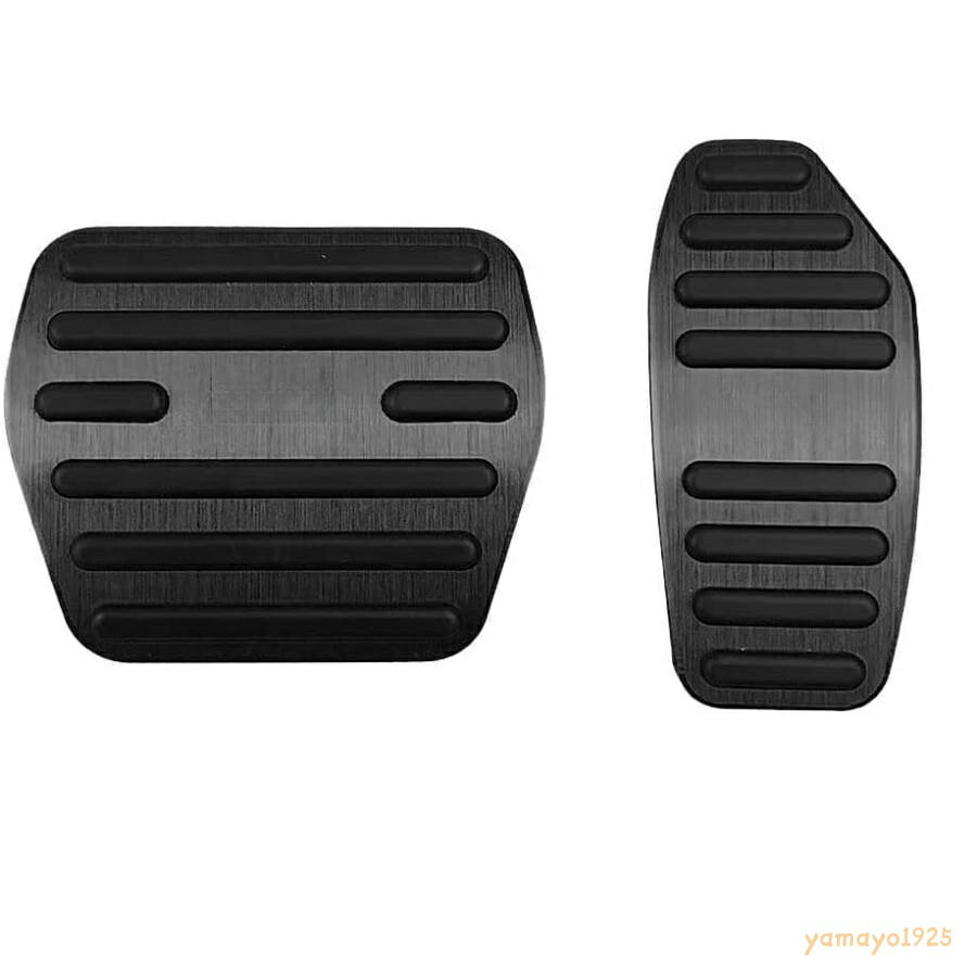 日産 新型セレナ（SERENA） C27系 専用設計高品質 アルミ ペダル 工具不要ブレーキ アクセル カバー 防キズ 防汚れ 滑り止め 2点セット
