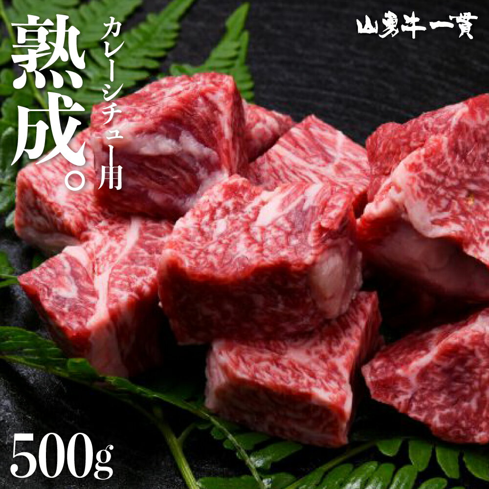 【真空冷凍発送】熟成飛騨牛 山勇牛 カレーシチュー用 部位お任せ 500g A4/A5 飛騨牛 牛肉 冷蔵 熟成肉 熨斗対応 御中元 お誕生日 還暦 贈答用 ブランド牛 山勇畜産 肉ギフト 熨斗 外のし 稀少部位 お年賀 [R]