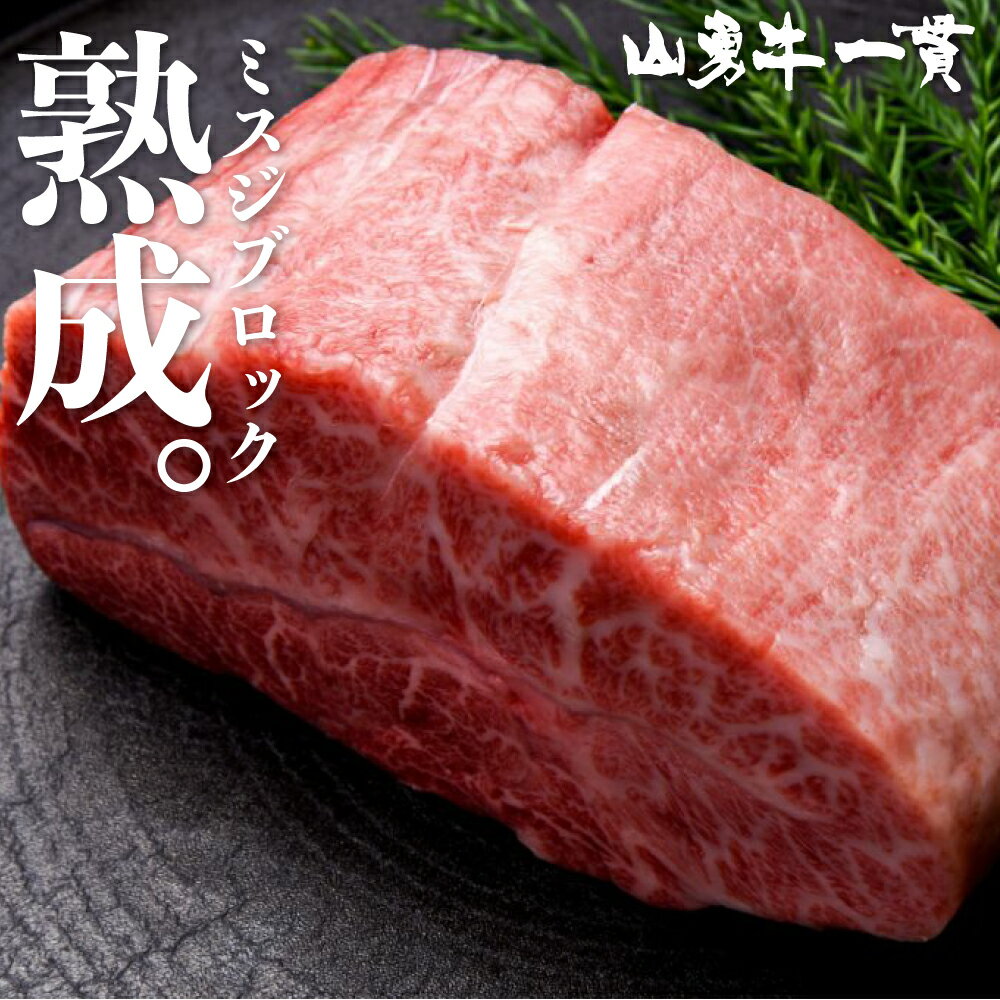 熟成飛騨牛 山勇牛 ミスジブロック用 500g ミスジ ブロック肉 A4/A5 飛騨牛 和牛 メス牛 雌牛 牛肉 冷..