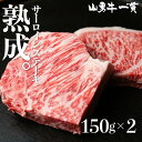 牛肉 熟成飛騨牛 サーロインステーキ 150g×2 A4/A5 山勇牛 飛騨牛 和牛 メス牛 雌牛 牛肉 冷蔵 熟成肉 御中元 熨斗 外のし お誕生日 還暦 贈答用 ブランド牛 山勇畜産 肉ギフト 熨斗 稀少部位 御礼 御祝い 帰省 手土産 [R]