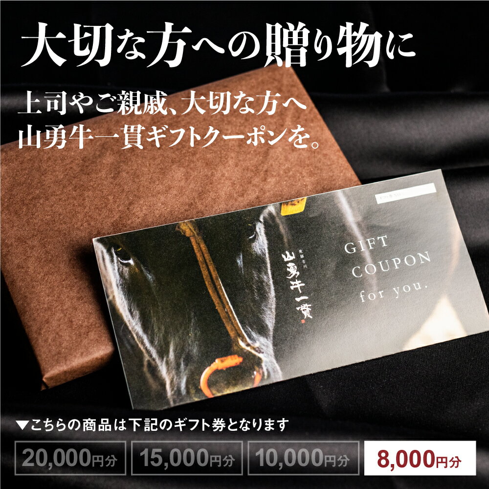 熟成飛騨牛 山勇牛 8,000円 ギフト券 ギフトチケット 飛騨牛 サイコロステーキ 切り落とし カルビ 赤身 ビーフカレー 焼肉 飛騨牛 和牛 メス牛 雌牛 牛肉 熟成肉 お誕生日 還暦 贈答用 ブランド牛 肉ギフト 希少部位 カタログギフト 内祝い[R] 3