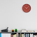 【着後レビューで選べる特典】 レムノス Lemnos 「Draw wall clock (ドロー ウォール クロック)」 KK18-13 掛け時計 時計 壁掛け デザイン シンプル タカタレムノス インテリア おしゃれ 丸 円 32cm レッド ブラック グレー インテリア雑貨 おしゃれ雑貨 2