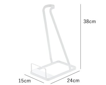 山崎実業 【 スティッククリーナースタンド タワー 】 tower コンパクト 片付け おしゃれ 掃除機スタンド 省スペース ホワイト ブラック 掃除機スタンド 掃除機立て コードレスクリーナー スタンド 立てかけ スペース デザイン 雑貨 3273 3274 YAMAZAKI タワーシリーズ