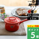 【着後レビューで特典付】月兎印 「ソースパン 12cm」 05006725 05006726 05007583 琺瑯 ほうろう ホーロー 琺瑯鍋 ホーロー鍋 片手鍋 鍋 なべ 蓋付き 0.7リットル ホワイト レッド ブラック おしゃれ シンプル デザイン 日本製 ゲット 月兎 フジイ 野田琺瑯