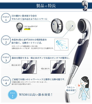 【着後レビューで選べる特典】 「塩素除去・浄水シャワー ブラック」 シャワーヘッド&カートリッジ1個セット ウォータークチュール 浄水 美容 止水 ストップ 増圧 節水 赤ちゃん 敏感肌 WS301 取付け簡単 黒【ギフト/プレゼントに】