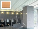 浴室用不燃天井・壁装材　「バスパネル不燃200　4m」　有効幅200mm　＜やよい檜色＞　フクビ化学　