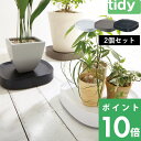 【着後レビューで選べる特典】 tidy ティディ テラモト 「Plantable 2個セット」 ＜ブラック ブラウン ホワイト＞ プランタブル キャスター付き 鉢台 鉢皿 受け皿 台車 トレイ トレー プレート 鉢植え台 観葉植物 鉢植え プランター スタンド ポット置き