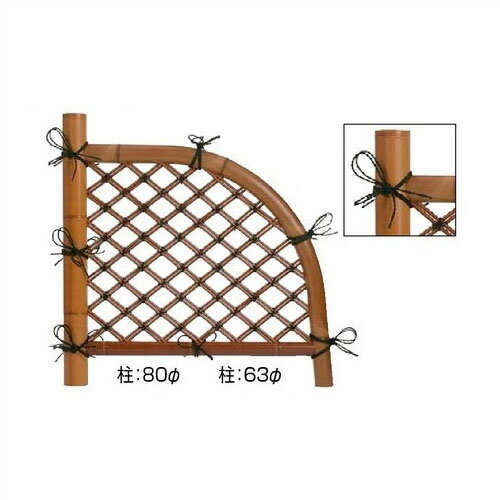 タカショー　光悦寺垣　「合成すす竹光悦寺垣　4尺」[W1200mm×H1000mm]