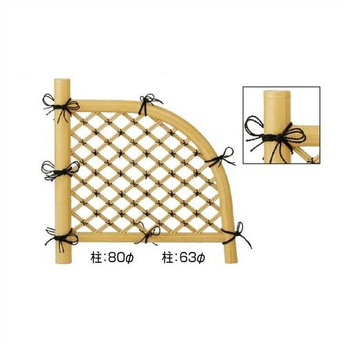タカショー　光悦寺垣　「合成新ゴマ竹光悦寺垣　6尺」[W1800mm×H1200mm]