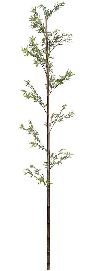 タカショー グリーンデコ 和風竹 「黒竹1本物 3m」 本体のみ ＜人工植物＞
