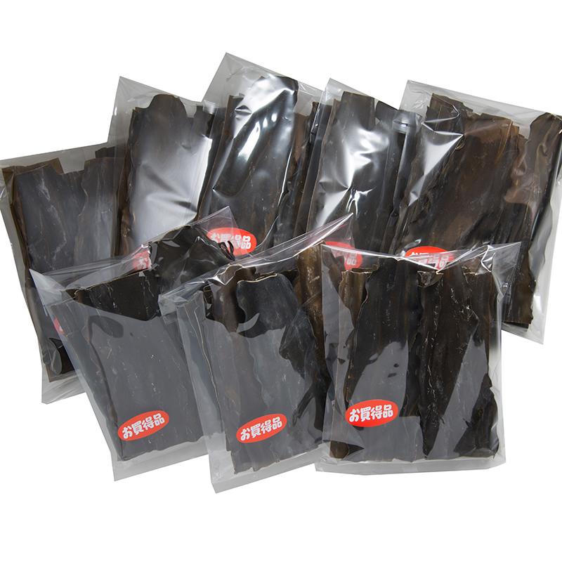 【送料無料】お徳用！北海道産 稚内 天然 高級 利尻昆布 1等級（お手軽使い切り100g×8パック）