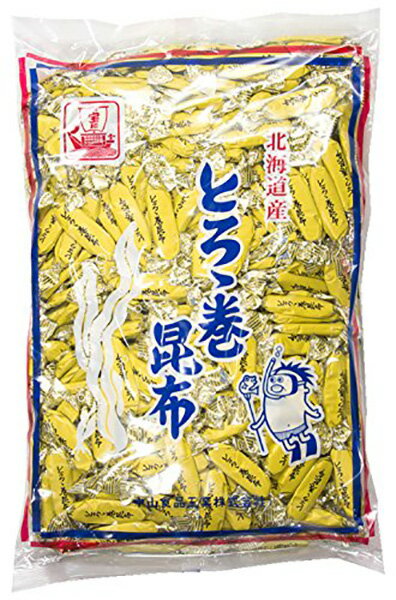 【送料無料】業務用 とろろ巻 昆布飴（北海道産） 1kg入り　おやつ、北海道産、美味しいと好評です！のサムネイル