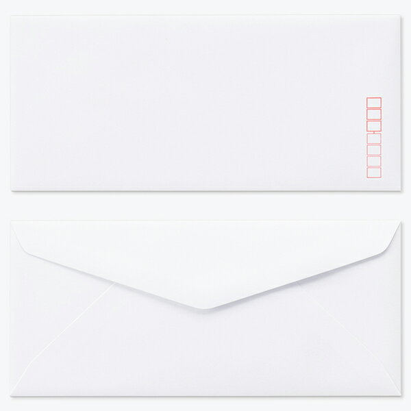 [ケース販売] 山櫻 封筒 洋4 ダイヤ貼 PケントCoC 紙厚120g 〒枠入 1,000枚 / A4三折用 白 無地 郵便番号枠あり ダイア 招待状 案内状 お礼状 御挨拶 フォーマル 横長 横型 00405001-1000