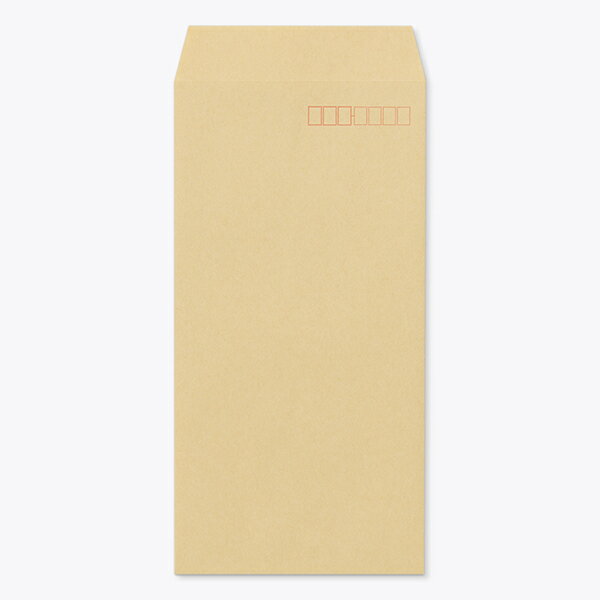 山櫻 封筒 長3 スミ貼 クラフトCoC 紙厚70g 〒枠入 100枚 / A4三折用 茶封筒 無地 郵便番号枠あり 会社 事務用 業務用 書類 社用 ビジネス オフィス 縦長 縦型 00513003-0100