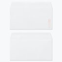 【ケース販売】山櫻 封筒 洋長3 カマス貼 本ケントCoC 紙厚100g 〒枠入 1,000枚 / A4三折用 白 無地 郵便番号枠あり 00404021-1000