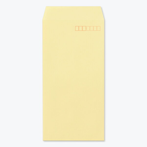 [ケース販売] 山櫻 封筒 長3 中貼 Kクリーム 紙厚70g 〒枠入 1,000枚 / A4三折用 カラークラフト 無地 郵便番号枠あり 会社 事務用 業務用 書類 社用 ビジネス オフィス 縦長 縦型 00510003-1000