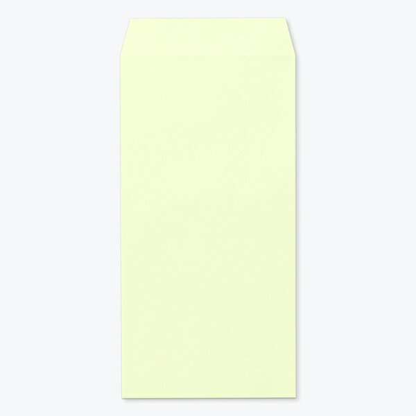 山櫻 封筒 長3 スミ貼 ECウグイス 紙厚80g 〒枠ナシ 100枚 / A4三折用 パステルカラー 無地 郵便番号枠なし 会社 事務用 業務用 書類 社用 ビジネス オフィス 縦長 縦型 00513087-0100