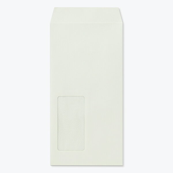 [ケース販売] 山櫻 封筒 長3 窓付 中貼 A734 ECグレーCoC 紙厚80g 〒枠ナシ 1,000枚 / 紙製窓(グラシン) A4三折用 パステルカラー 無地 郵便番号枠なし 会社 事務用 業務用 書類 社用 ビジネス オフィス 縦長 縦型 請求書 伝票 00564228-1000