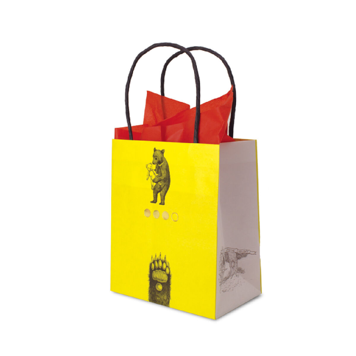 山櫻 +lab D[di:] okurimono bag 1枚 / ペーパーバッグ 紙袋 ギフト用