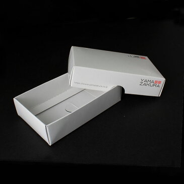 山櫻 名刺箱 紙箱 白 10個 / 身蓋式 名刺ケース 00881018-0010