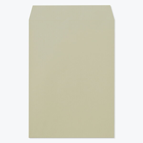 [ケース販売] 山櫻 封筒 角2 中貼 Kグレー 紙厚100g 〒枠ナシ 500枚 / A4用 カラークラフト 無地 郵便番号枠なし 会社 事務用 業務用 書類 社用 ビジネス オフィス 縦長 縦型 00532007-0500