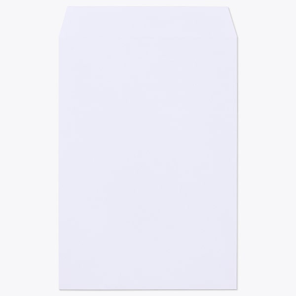 [ケース販売] 山櫻 封筒 角20 スミ貼 サイセイケント 紙厚100g 〒枠ナシ 500枚 / A4用 白 無地 郵便番号枠なし 会社 事務用 業務用 書類 社用 ビジネス オフィス 縦長 縦型 00562661-0500