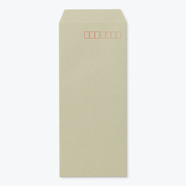 山櫻 封筒 長4 中貼 Kグレー 紙厚70g テープ付 〒枠入 100枚 / B5三折用 スラット カラークラフト 無地 郵便番号枠あり 会社 事務用 業務用 書類 社用 ビジネス オフィス 縦長 縦型 00563125-0100