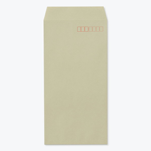 [ケース販売] 山櫻 封筒 長3 中貼 Kグレー 紙厚85g テープ付 〒枠入 1,000枚 / A4三折用 グット カラークラフト 無地 郵便番号枠あり 会社 事務用 業務用 書類 社用 ビジネス オフィス 縦長 縦型 00563357-1000