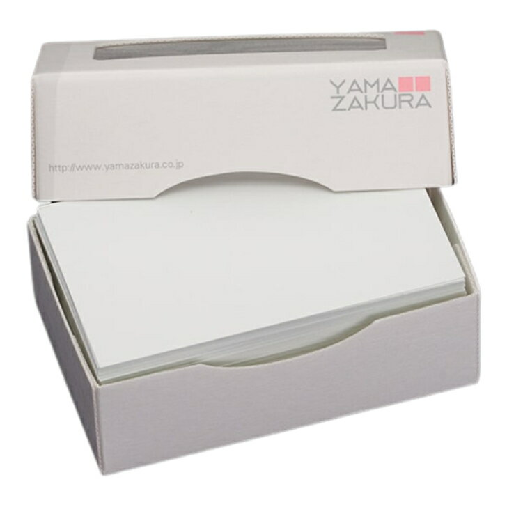 山櫻 名刺 4号 特M 0.355mm厚 MS(紙)箱 100枚入 1個 / 名刺用紙 名刺サイズ 白 無地 印刷 印刷用紙 自作 手作り オリジナル 名刺作成 カード 紙 素材 両面 ショップ メッセージ カード シンプル 無地 名刺サイズ 00101021-0001