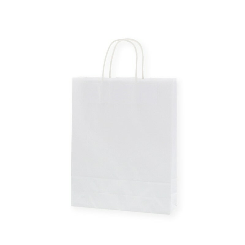 HEIKO 紙袋 H25チャームバッグ MS1　晒白無地 200枚（1ケース）